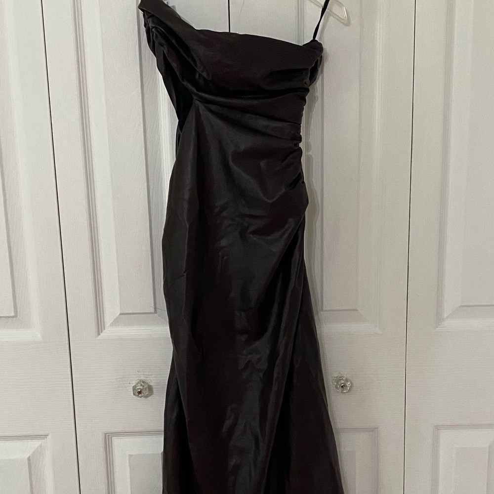 A.L.C. Elegant Faux Vegan Leather Andie Dress 0 - Picture 6 of 12